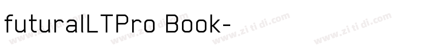 futuralLTPro Book字体转换